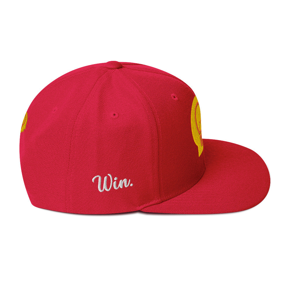 Scribble Affirmations Win Snapback Hat