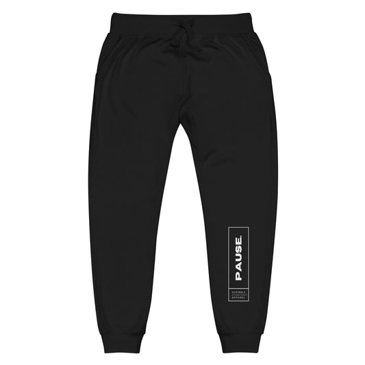 Scribble Affirmations™ Pause Unisex fleece sweatpants