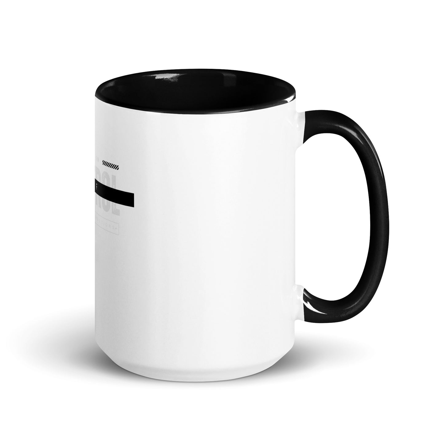 Scribble Affirmations™ Trust In Self Control Mug with Color Inside