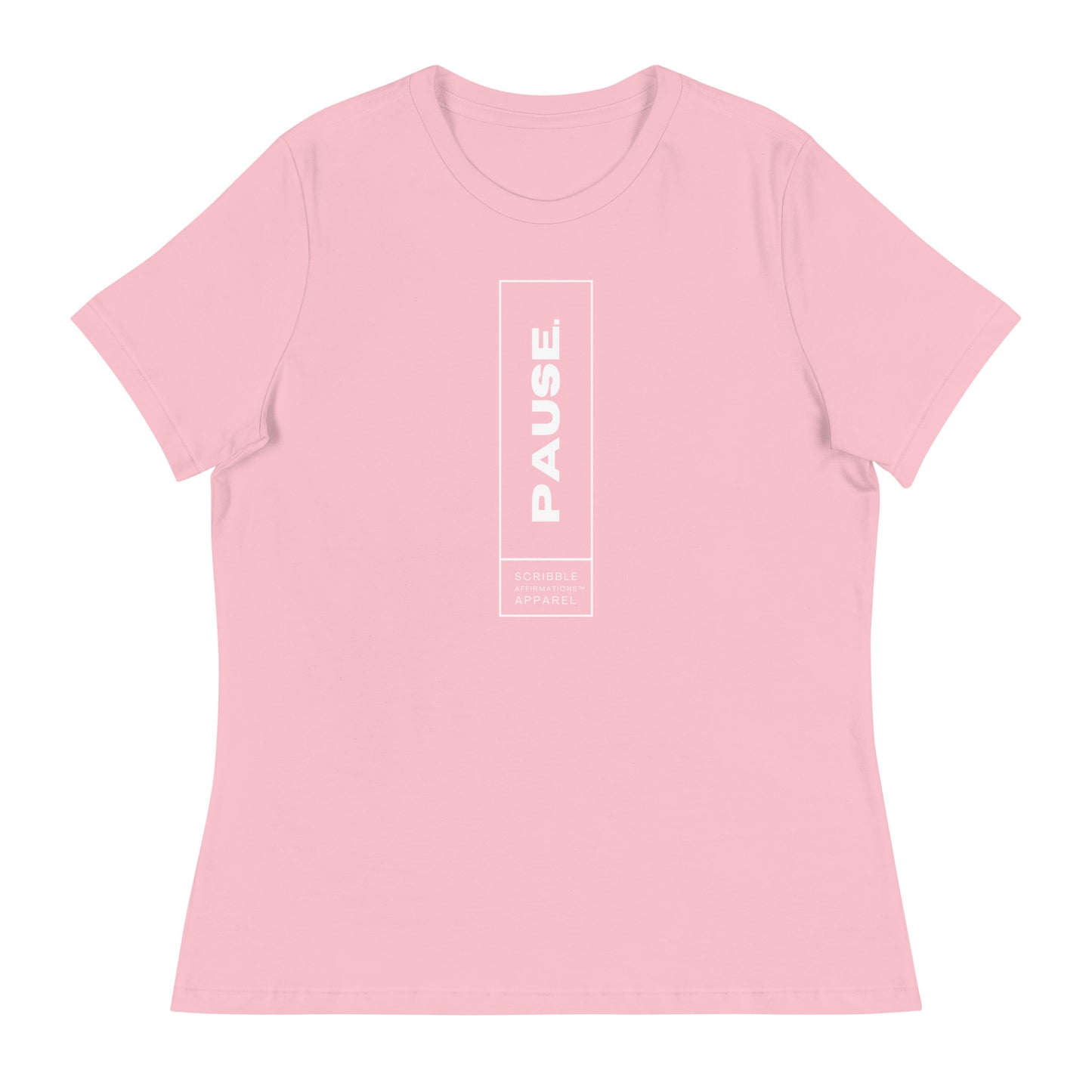 Scribble Affirmations™ Pause Women's Relaxed T-Shirt