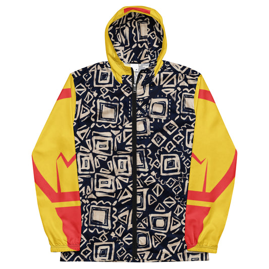 Scribble Affirmations™ Men’s windbreaker